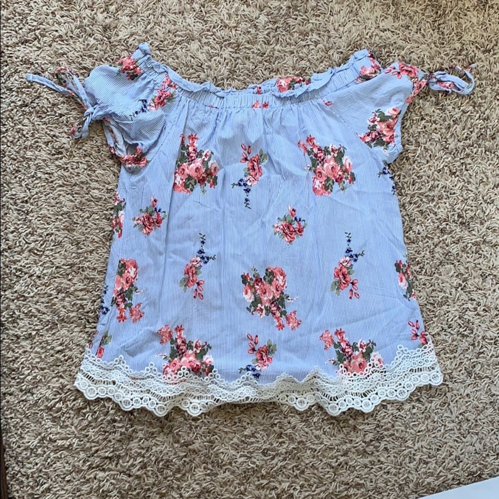 Off the shoulder shirt